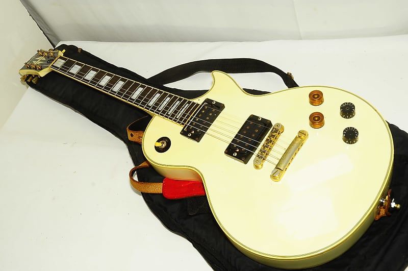 ギター Orville Les Paul Orville by Gibson Electric Guitar LPC Les Paul Custom Black