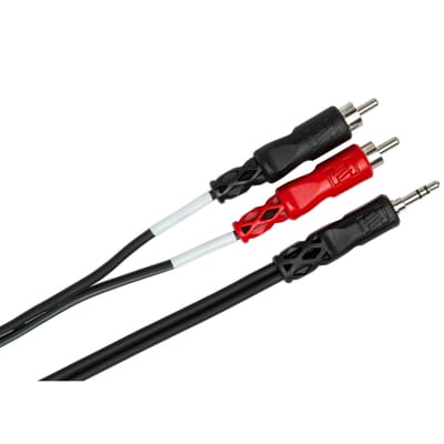 HOSA CMR-210 Stereo Breakout 3.5 mm TRS to Dual RCA (10 ft) image 3