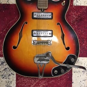 Kawai Unknown 1960s 3 Tone Sunburst | Reverb