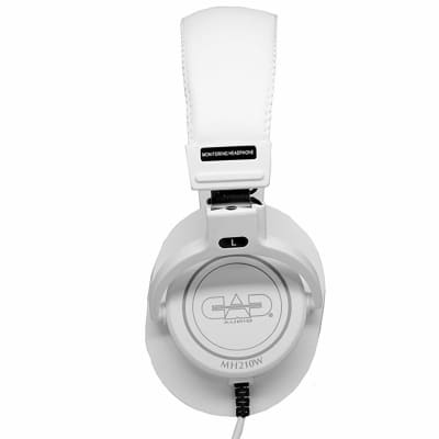 CAD MH210W White Closed-back Studio Headphones [ProfRev] image 2