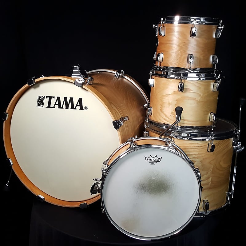 Used Tama Limited Edition Silverstar 5 Pc Shell Kit Tamo Ash
