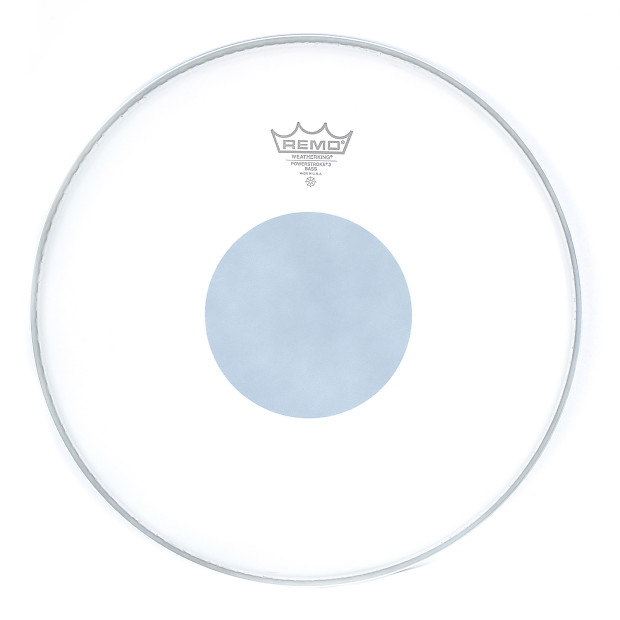 Remo Controlled Sound X Coated Bottom Black Dot Bass Drum Head 18" image 1