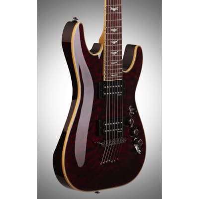 Schecter Omen Extreme 7-String Electric Guitar, Black Cherry image 5