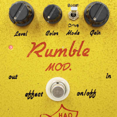 ギター Hao Rumble MOD HAO Rumble Mod. Overdrive Guitar Effect Pedal 1110RMOD1906