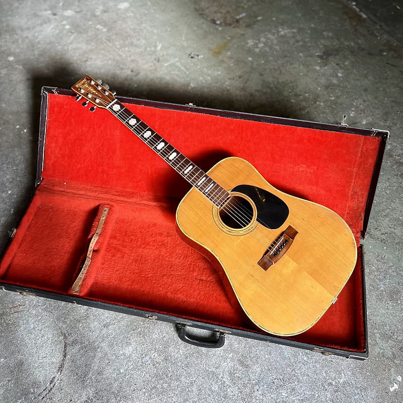 Kansas W-180 acoustic guitar 1970’s - Mahogany original vintage Matsumoku  MIJ Japan Martin clone copy