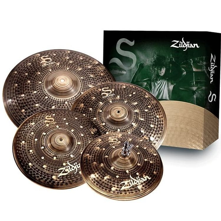 Zildjian S Dark Cymbal Pack 14HH/16/18/20R SD4680 image 1