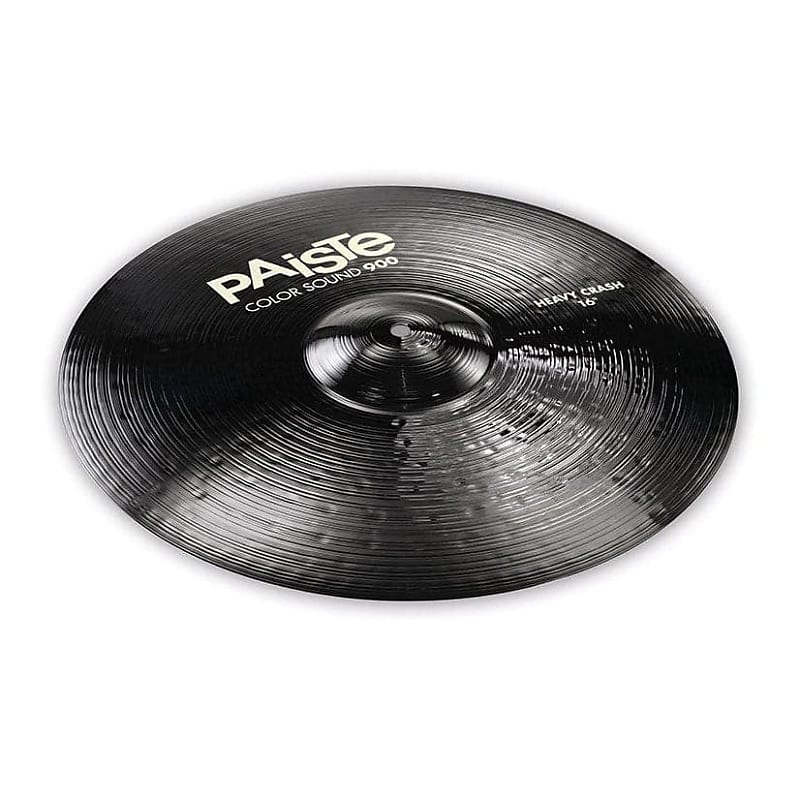 Paiste 900 Series Color Sound Black 16 Heavy Crash Cymbal image 1