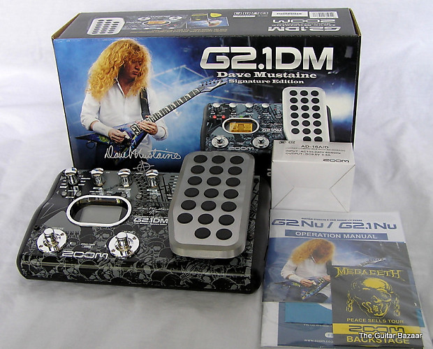 ギター ZOOM G2.1DM ZOOM G2.1DM Dave Mustaine Guitar Multi Effects Pedal