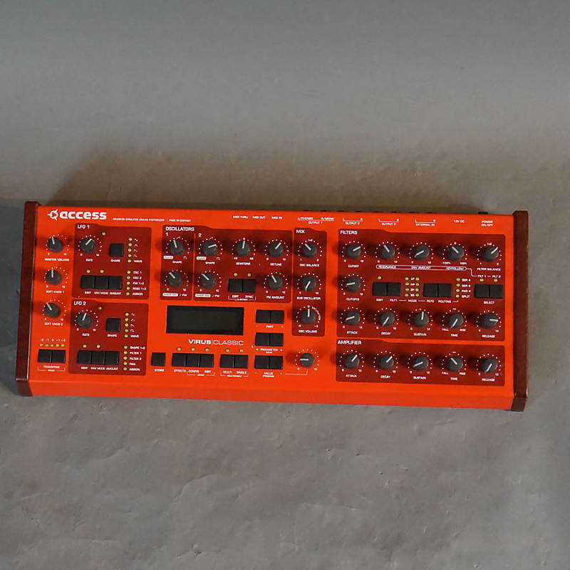 Access Virus Classic Desktop Synthesizer Red - Used | Reverb