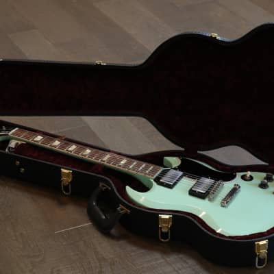 MINTY! 2019 Gibson Limited Edition Custom ’61/’59 Fat Neck Les Paul SG Standard VOS Kerry Green + COA OHSC & Video Demo image 22
