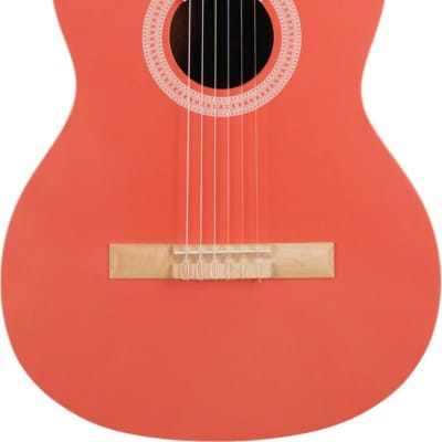 Cordoba C1 Matiz Protege Nylon-String Classical Guitar, Coral w/ Gig Bag image 2