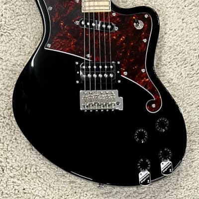 D'Angelico Premier Bedford Model DAPBEDSBKMCTR Electric Guitar (Black) image 3