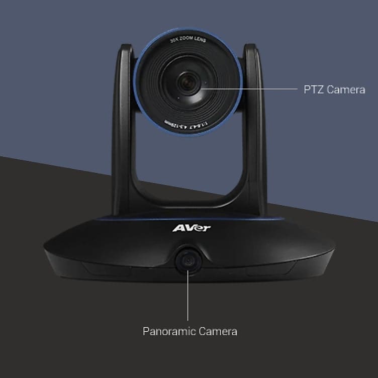 AVer TR530 PTZ Camera - 30x Optical Zoom Auto Tracking Camera -  Pan/Tilt/Zoom Full HD 1080p with 120 Degree Field of View