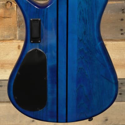 Spector  NS Dimension 5-String Bass Black & Blue w/ Gigbag image 3