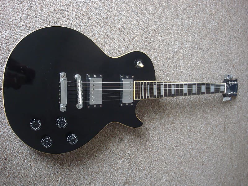Thomas by Kiso Suzuki Les Paul 1974 Black Made in Japan | Reverb