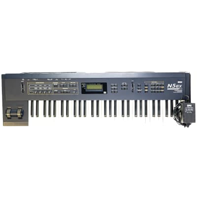 Korg N5EX - Sleek and Lightweight 61 key Synth Workstation w/ Trinity Sounds, Gigbag, Power Supply