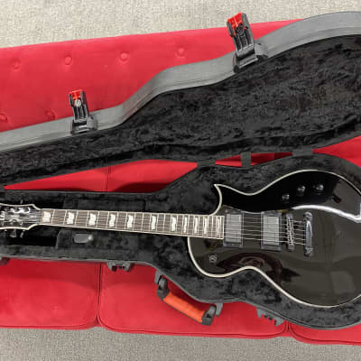 ESP LTD EC-1000S Fluence Electric Guitar 2021 - Black with Gator TSA ATA Molded Case image 1