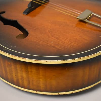 1950s-60s Harmony H1215 Archtop Tenor Guitar Sunburst image 10
