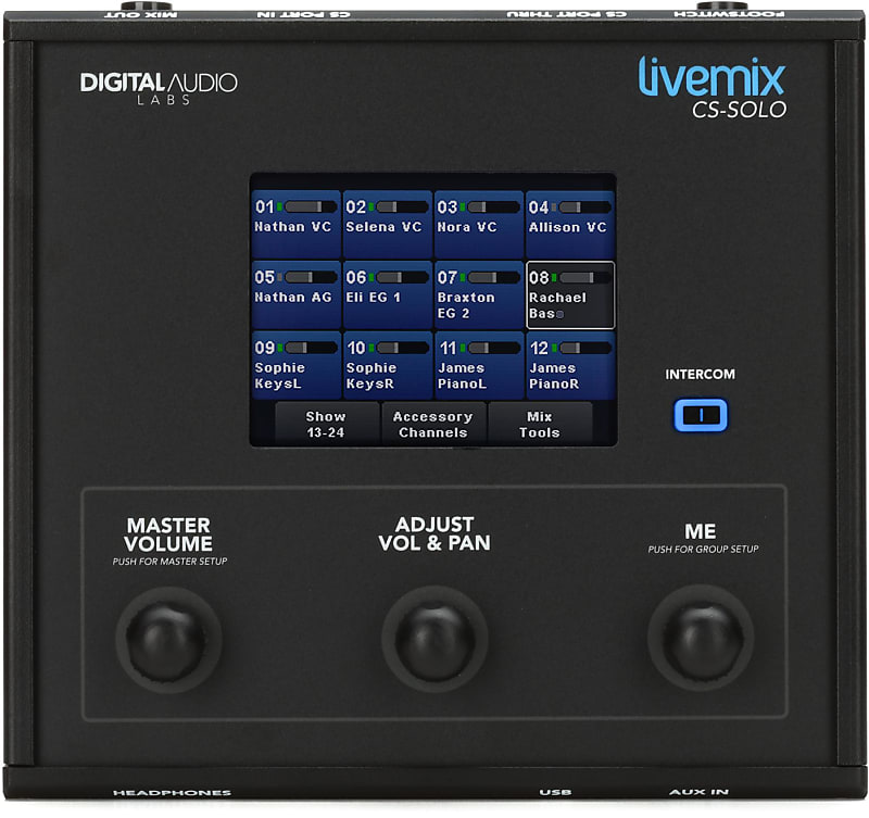 Digital Audio Labs LiveMix CS-SOLO Personal Monitor Mixer (3-pack) Bundle image 1