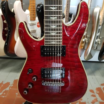 Schecter   Diamond Series Omen Extreme 7 Lh Left Handed Mancina for sale