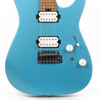 Charvel ProMod DK24 HH Electric Guitar, Maple Neck, Matte Blue Frost - DEMO