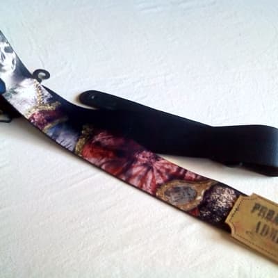 Levy's  MPFS2-003 2" Freakshow Graphic Guitar/Bass Strap, Black Graphic image 3