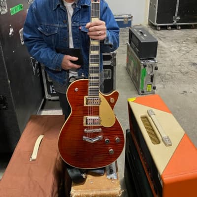 Gretsch Brad Whitford’s Aerosmith "Listen To Whitford" Cover, Gretsch, Pro Sidewinder, Authenticated (#76) 2019 Bourbon Flame image 12