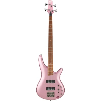 Ibanez 2021 SR300E 4-String Bass Guitar - Pink Gold Metallic - Display Model for sale