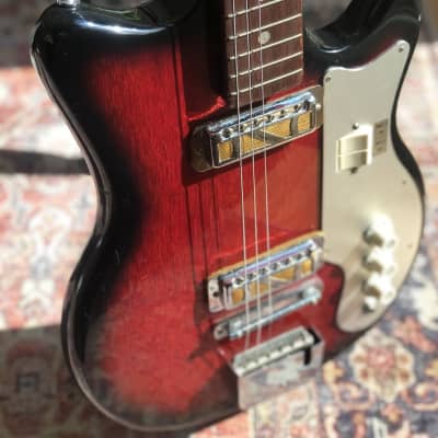 Rare Kimberly EJ-2 1960’s  Electric Guitar Cherryburst image 1