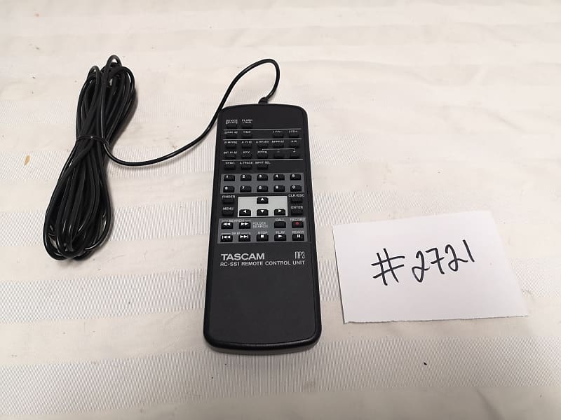 Tascam RCSS1 Remote Control 2721 Good Used Working Reverb