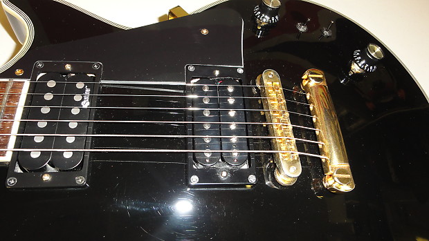 Burny RLC-80s Les Paul Custom Fernandes Sustainer Black