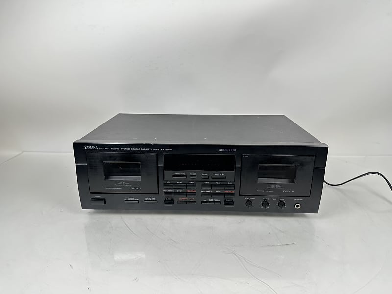 Yamaha KX-W592 Natural Sound Stereo Double Cassette Deck Dolby Dubbing Recorder  			