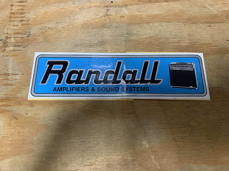 Randall Sticker Vintage 80's | Reverb