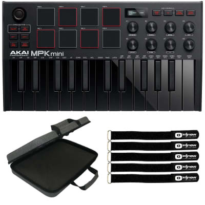 Akai MPK Mini MK3 25-Key USB Keyboard Pad Controller Black w Software & Case image 19