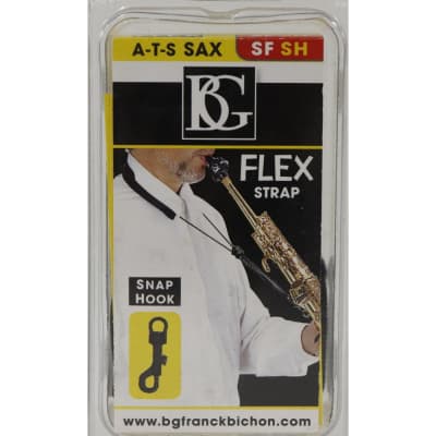 BG Model SFSH Flex Strap with Snap Hook for Alto/Tenor/Soprano Saxophone image 2