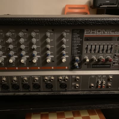 Phonic Powerpod 620 Plus 2x100W Powered Mixer Tested Working
