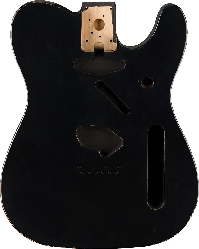 Fender Road Worn 50's Telecaster SS Alder Body, Black image 1