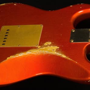 Fender Custom Shop 1956 Stratocaster Relic Candy Tangerine image 6