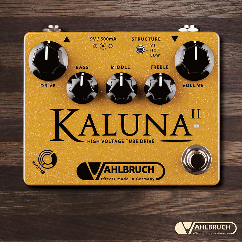 Vahlbruch KALUNA II - Tube Drive, Overdrive, Distortion, made in Germany - NEW!! image 1