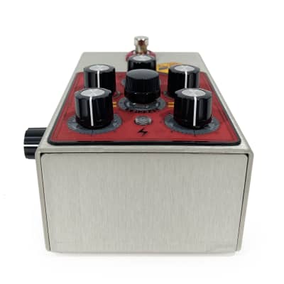 Beetronics Limited Edition Swarm Analog Fuzz Harmonizer Pedal - Silver & Red image 3