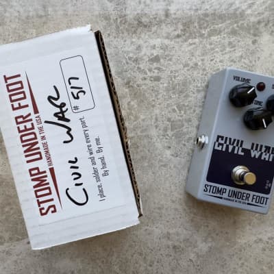 Reverb.com listing, price, conditions, and images for stomp-under-foot-civil-war-fuzz