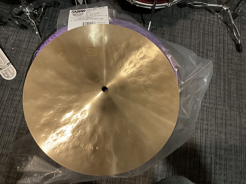 Sabian 14" HHX Anthology Low Bell Hi-Hat Cymbals (Pair) 2022 - Present - Natural image 1