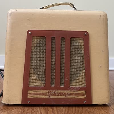 Gibson BR9 Tube Amplifier 1948-1950 Ivory Leatherette for sale