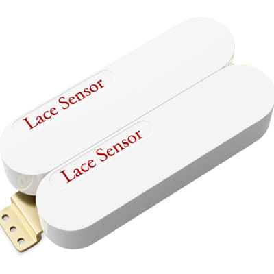LACE Sensor Dually Red/Red Humbucker - White image 1