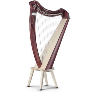Salvi Juno 25 Lever Harp Mahogany for sale