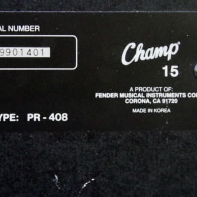 Squier Champ 15 mid-70's - Black Tolex image 13