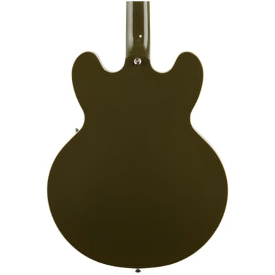 Epiphone ES-335 Electric Guitar, Olive Drab Green image 5