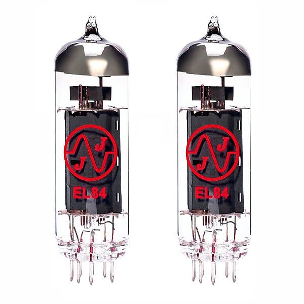 JJ Electronic EL84  Burned In Power Vacuum Tube  for Electric Guitar Amplifier - Apex Matched Pair image 1