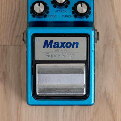 1980s Maxon SM-9 Super Metal Distortion Overdrive Guitar Effects 