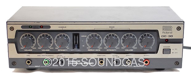 Roland DC-30 アナログコーラス・エコー Roland DC-30 Analog Chorus Echo FV2 Volume Pedal Delay